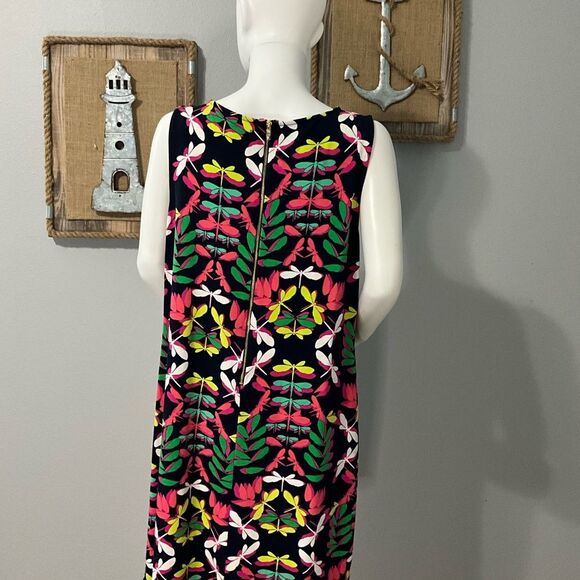 Crown & Ivy Woman Floral Sleeveless Dress - Black, Pink, Green - Picture 4 of 7